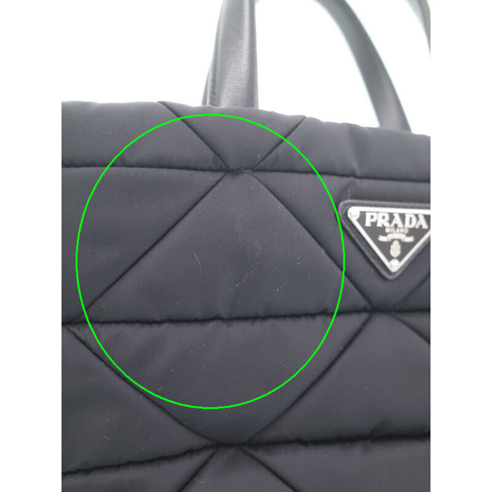 Prada Tote ReNylon Padded quilted Bag Black - Picture 4 of 5